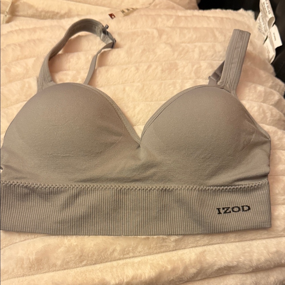 IZOD Women's Soft Gray Bra